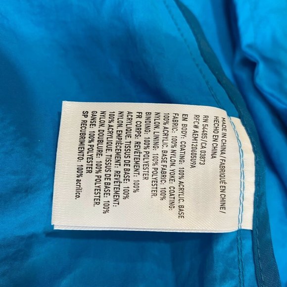 NWT AMERICAN EAGLE Men's Windbreaker Jacket SMALL Blue - Picture 5 of 5